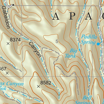 Gila National Forest Quadrangle Map: pg 14 Magnas Mountain Preview 3
