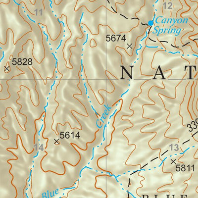 Gila National Forest Quadrangle Map: pg 54 Alma Mesa Preview 3