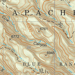Gila National Forest Quadrangle Map: pg 42 Blue Preview 3