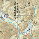 Gila National Forest Quadrangle Map: pg 31 Maness Peak Preview 3