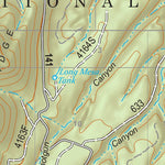 Gila National Forest Quadrangle Map: pg 45 Sign Camp Mountain Preview 2
