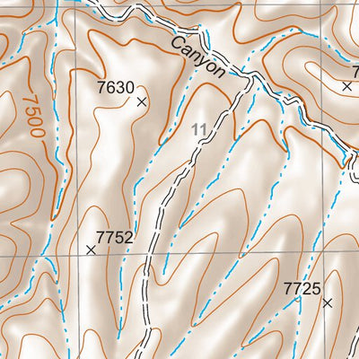 Gila National Forest Quadrangle Map: pg 38 Pelona Mountain Preview 3