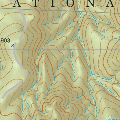 Gila National Forest Quadrangle Map: pg 44 O Block Canyon Preview 2
