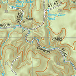 Gila National Forest Quadrangle Map: pg 36 Collins Park Preview 3