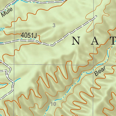 Gila National Forest Quadrangle Map: pg 50 Indian Peak West Preview 2