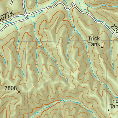 Gila National Forest Quadrangle Map: pg 75 Baily Points Preview 3