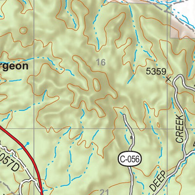 Gila National Forest Quadrangle Map: pg 55 Alma Preview 3