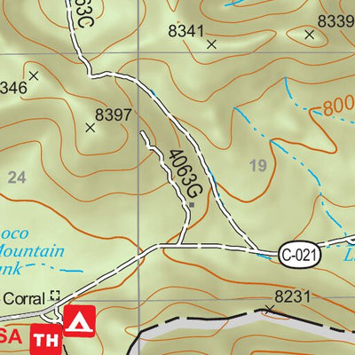 Gila National Forest Quadrangle Map: pg 59 Loco Mountain Preview 2