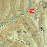 Gila National Forest Quadrangle Map: pg 57 Bearwallow Mountain Preview 3