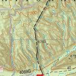 Gila National Forest Quadrangle Map: pg 74 Wall Lake Preview 2