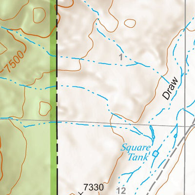 Gila National Forest Quadrangle Map: pg 51 Indian Peak East Preview 2