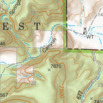 Gila National Forest Quadrangle Map: pg 51 Indian Peak East Preview 3