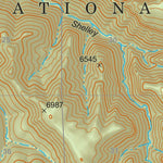 Gila National Forest Quadrangle Map: pg 94 Canyon Hill Preview 2