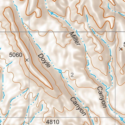 Gila National Forest Quadrangle Map: pg 93 Canteen Canyon Preview 3