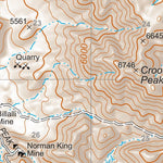 Gila National Forest Quadrangle Map: pg 102 Crookson Peak Preview 3