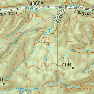 Gila National Forest Quadrangle Map: pg 61 Black Mountain Preview 3