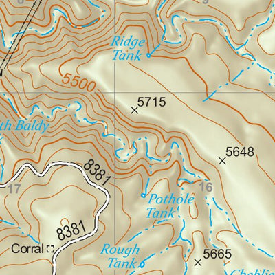 Gila National Forest Quadrangle Map: pg 78 Harden Cienega Preview 2