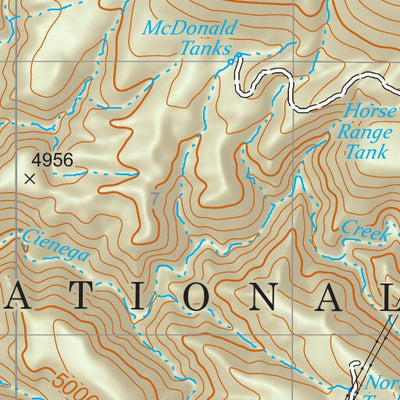 Gila National Forest Quadrangle Map: pg 78 Harden Cienega Preview 3
