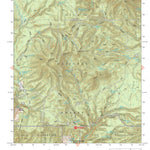 Gila National Forest Quadrangle Map: pg 60 Canyon Creek Mountains Preview 1