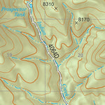 Gila National Forest Quadrangle Map: pg 60 Canyon Creek Mountains Preview 2