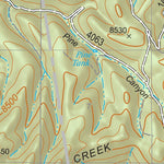 Gila National Forest Quadrangle Map: pg 60 Canyon Creek Mountains Preview 3