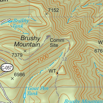Gila National Forest Quadrangle Map: pg 67 Glenwood Preview 2