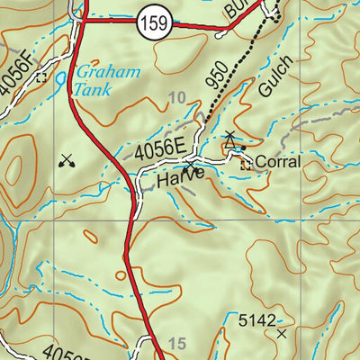 Gila National Forest Quadrangle Map: pg 67 Glenwood Preview 3