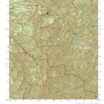 Gila National Forest Quadrangle Map: pg 76 Lookout Mountain Preview 1