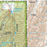 Gila National Forest Quadrangle Map: pg 91 Mule Creek Preview 3
