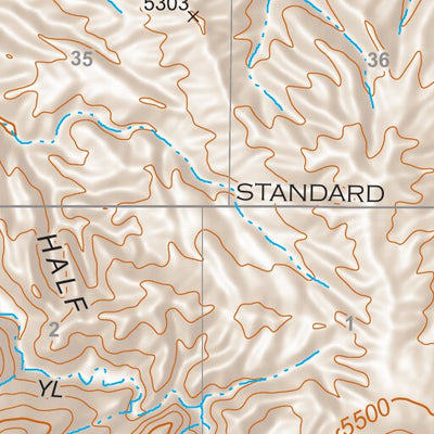 Gila National Forest Quadrangle Map: pg 103 Dorsey Ranch Preview 3
