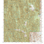 Gila National Forest Quadrangle Map: pg 118 P A Mountain Preview 1