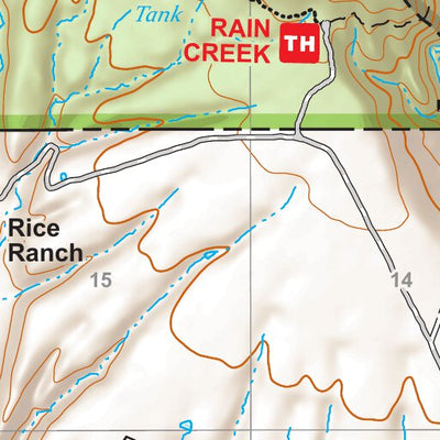 Gila National Forest Quadrangle Map: pg 81 Rice Ranch Preview 2
