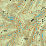 Gila National Forest Quadrangle Map: pg 84 Little Turkey Park Preview 2