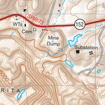 Gila National Forest Quadrangle Map: pg 115 Santa Rita Mine Preview 2