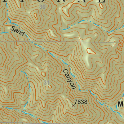 Gila National Forest Quadrangle Map: pg 99 Victorio Park Preview 2