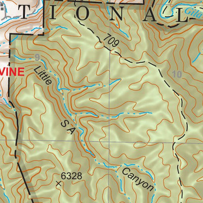 Gila National Forest Quadrangle Map: pg 85 Gila Hot Springs Preview 2