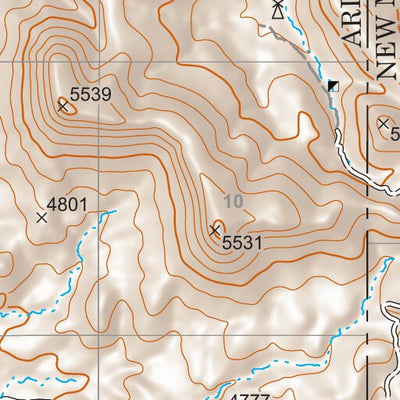 Gila National Forest Quadrangle Map: pg 101 Tillie Hall Peak Preview 2