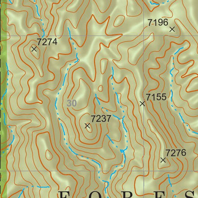 Gila National Forest Quadrangle Map: pg 117 Maverick Mountain Preview 2