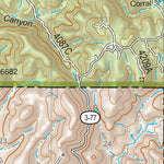 Gila National Forest Quadrangle Map: pg 117 Maverick Mountain Preview 3
