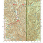 Gila National Forest Quadrangle Map: pg 90 Big Lue Mountains Preview 1