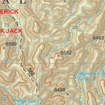 Gila National Forest Quadrangle Map: pg 90 Big Lue Mountains Preview 2