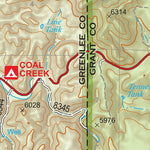 Gila National Forest Quadrangle Map: pg 90 Big Lue Mountains Preview 3