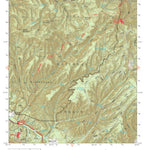 Gila National Forest Quadrangle Map: pg 97 North Star Mesa Preview 1