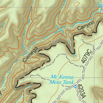 Gila National Forest Quadrangle Map: pg 97 North Star Mesa Preview 2