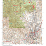 Gila National Forest Quadrangle Map: pg 113 Silver City Preview 1
