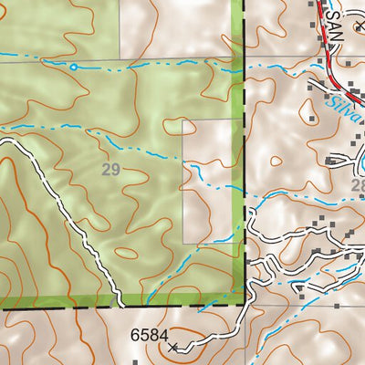 Gila National Forest Quadrangle Map: pg 113 Silver City Preview 2