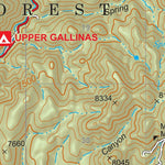 Gila National Forest Quadrangle Map: pg 108 Hillsboro Peak Preview 3