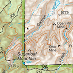 Gila National Forest Quadrangle Map: pg 121 Wind Mountain Preview 3