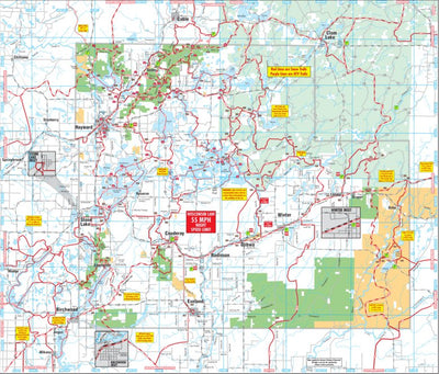 Sawyer County Wisconsin Snowmobile Trails Preview 1