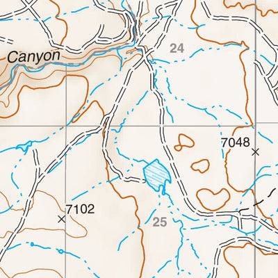 Santa Fe National Forest Quadrangle Map: pg 03 El Vado Preview 2